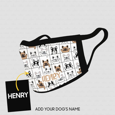 Personalized Dog Gift Idea - Cute Dogs 11 For Dog Lovers - Cloth Mask